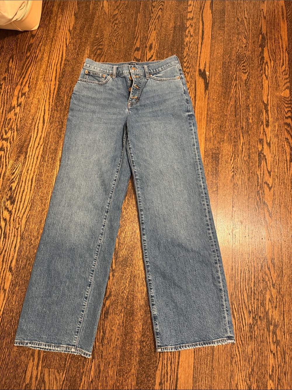 J. Crew Full Length Wide-Leg Jeans